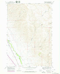 Briggs Ranch 1965 topographic map thumbnail