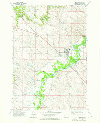 Broadus 1973 topographic map thumbnail