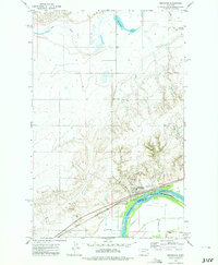 Brockton 1972 topographic map thumbnail