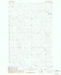 Brockway NE 1983 topographic map thumbnail