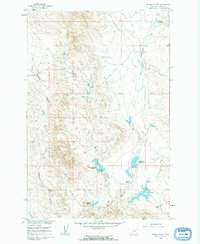 Brown Coulee 1960 topographic map thumbnail