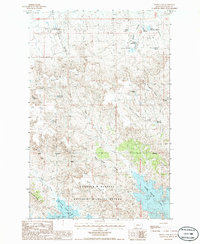Brown Pass 1985 topographic map thumbnail