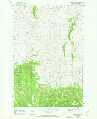 Browns Canyon 1970 topographic map thumbnail