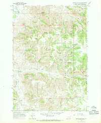 Browns Mountain 1966 topographic map thumbnail