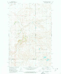 Brush Mountain 1974 topographic map thumbnail