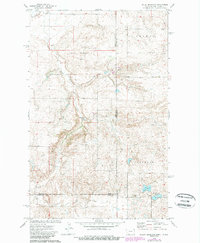 Brush Mountain 1974 topographic map thumbnail