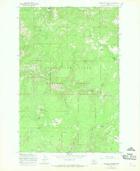 Bubbling Springs 1967 topographic map thumbnail