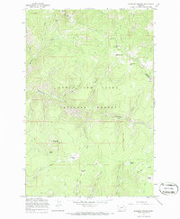 Bubbling Springs 1967 topographic map thumbnail