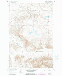 Buckley Lake 1965 topographic map thumbnail