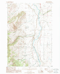 Bucks Nest 1988 topographic map thumbnail