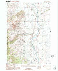Bucks Nest 1988 topographic map thumbnail