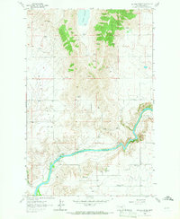 Buffalo Bridge 1964 topographic map thumbnail