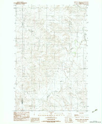 Buffalo Creek NE 1983 topographic map thumbnail