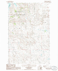 Buffalo Hill 1986 topographic map thumbnail