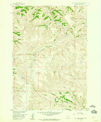 Bull Creek Lookout 1958 topographic map thumbnail
