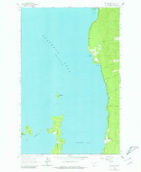 Bull Island 1964 topographic map thumbnail