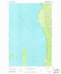 Bull Island 1964 topographic map thumbnail