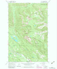 Bull Lake 1966 topographic map thumbnail