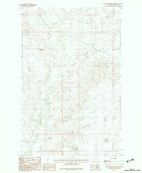 Bullhead Reservoir 1983 topographic map thumbnail
