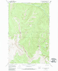 Bungalow Mountain 1970 topographic map thumbnail