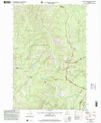 Burnt Fork Lake 1998 topographic map thumbnail