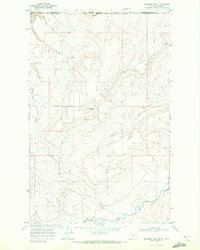 Bushnell Hill 1968 topographic map thumbnail