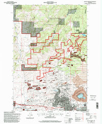 Butte North 1996 topographic map thumbnail