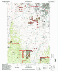 Butte South 1996 topographic map thumbnail