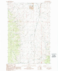Buxton 1989 topographic map thumbnail
