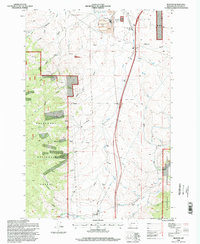 Buxton 1996 topographic map thumbnail