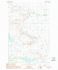 Bynum 1987 topographic map thumbnail