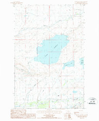 Bynum Reservoir 1987 topographic map thumbnail