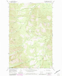 Cable Mountain 1966 topographic map thumbnail