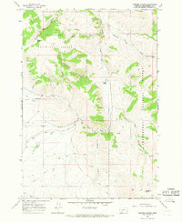 Caboose Canyon 1965 topographic map thumbnail