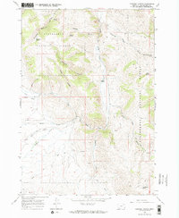 Caboose Canyon 1965 topographic map thumbnail