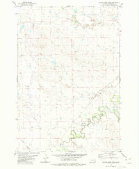 Cactus Creek West 1980 topographic map thumbnail