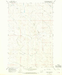 Calamity Coulee 1965 topographic map thumbnail