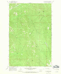 Calx Mountain 1966 topographic map thumbnail