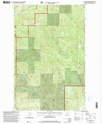 Calx Mountain 1997 topographic map thumbnail