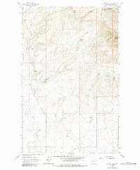Cameron Lake 1962 topographic map thumbnail