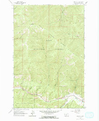 Camp Creek 1964 topographic map thumbnail
