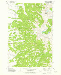 Campfire Lake 1972 topographic map thumbnail