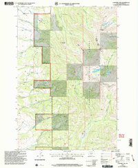 Campfire Lake 2000 topographic map thumbnail