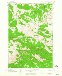 Candle Mountain 1962 topographic map thumbnail
