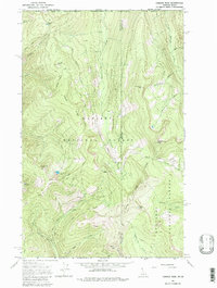 Canuck Peak 1965 topographic map thumbnail