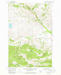 Canyon Creek 1968 topographic map thumbnail