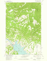 Canyon Ferry 1972 topographic map thumbnail