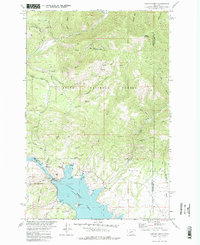 Canyon Ferry 1972 topographic map thumbnail