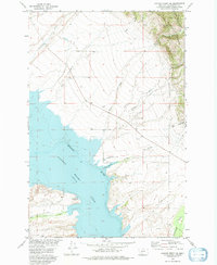 Canyon Ferry SE 1972 topographic map thumbnail