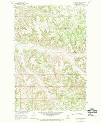 Cap Rock Butte 1965 topographic map preview